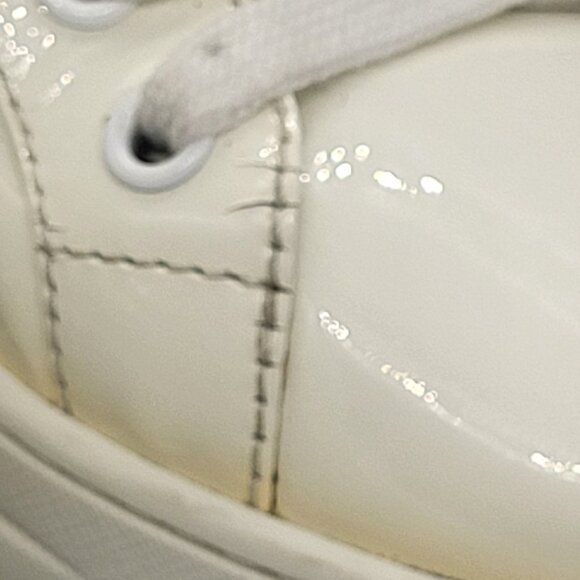Prada White Patent Leather Sneakers - Picture 17 of 17